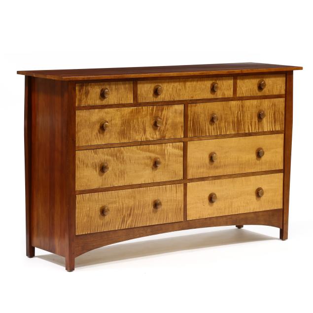 stickley-inlaid-cherry-double-dresser