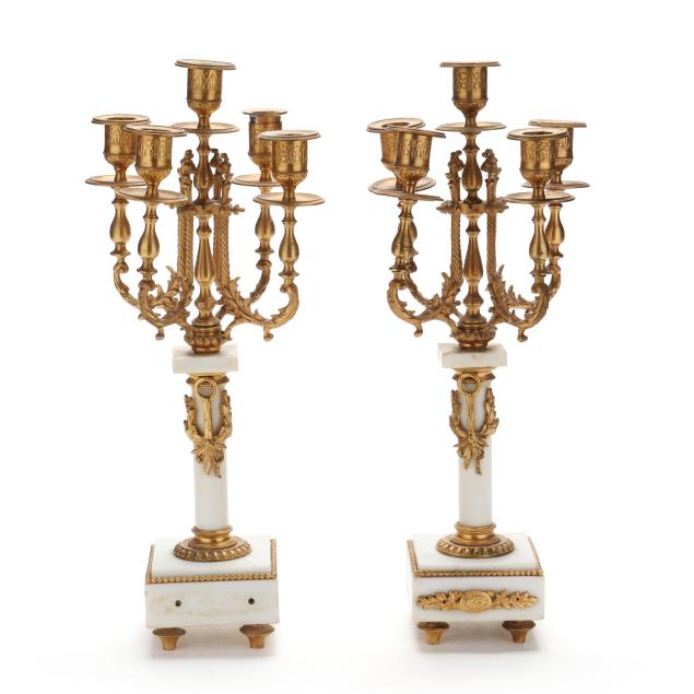 a-pair-of-louis-xvi-style-ormolu-and-marble-five-light-candelabra