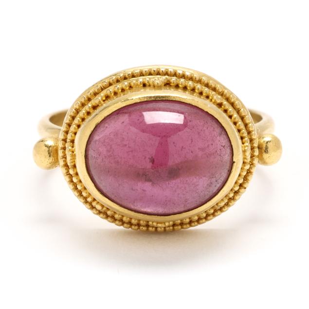 etruscan-style-gold-and-rhodolite-garnet-ring