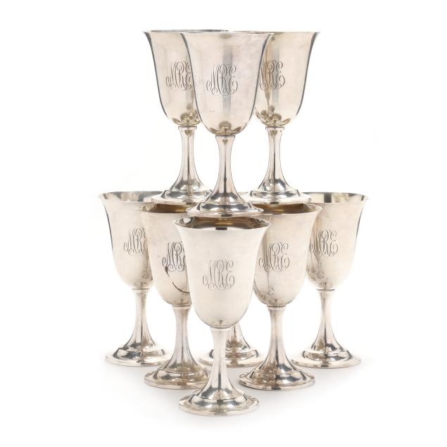 set-of-nine-international-i-lord-saybrook-i-sterling-silver-goblets