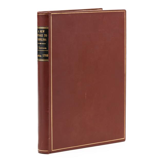 first-edition-of-john-lawson-s-i-a-new-voyage-to-carolina-i