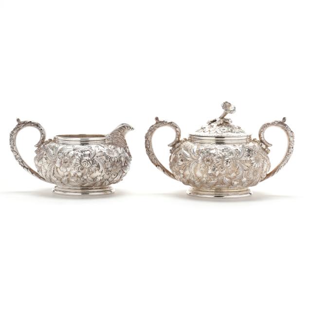 an-s-kirk-son-inc-i-repousse-i-sterling-silver-creamer-and-sugar-bowl