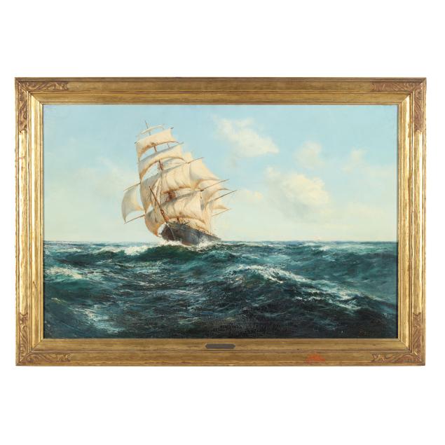 daniel-sherrin-english-1868-1940-clipper-ship-at-sea