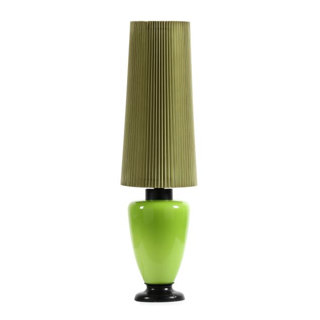 stilnovo-large-green-glass-table-lamp