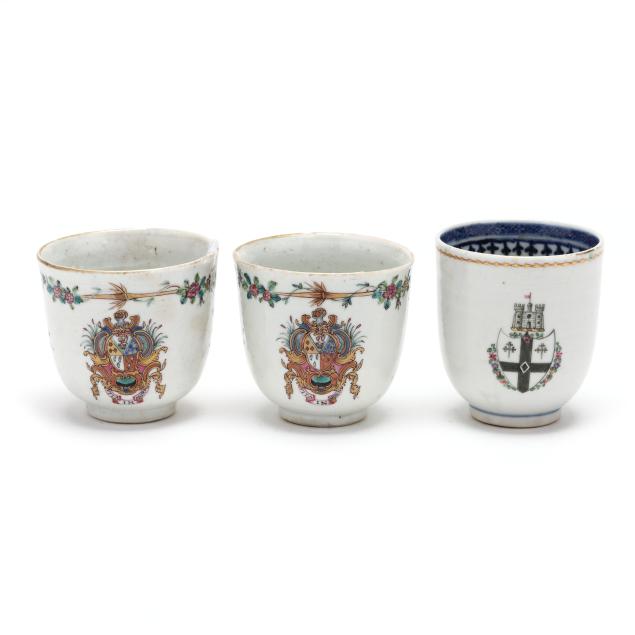 three-chinese-export-armorial-tea-cups