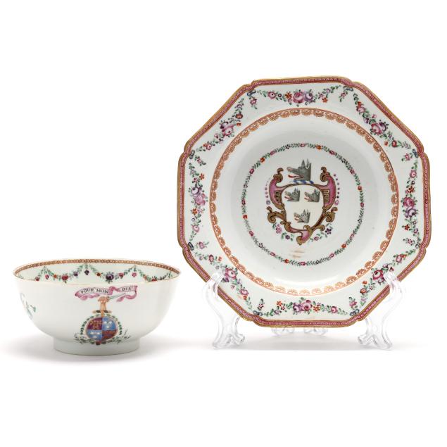 two-pieces-of-chinese-export-armorial-porcelain