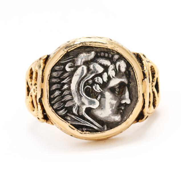 gold-and-reproduction-ancient-coin-ring