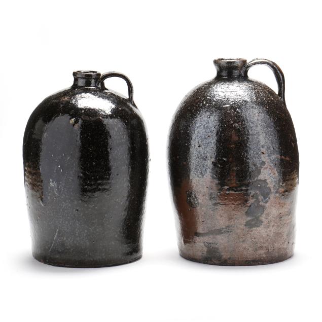 two-jugs-attributed-to-sylvanus-hartsoe-lincoln-county-nc-1850-1926