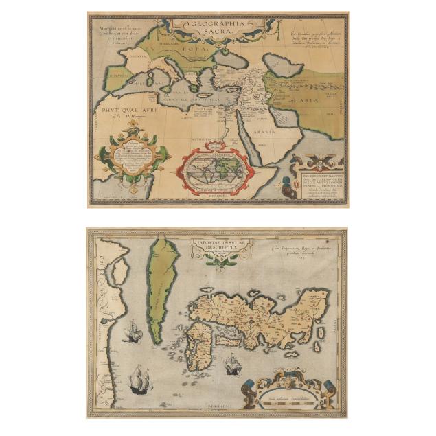 two-late-16th-century-ortelius-maps-from-theatrum-orbis-terrarum