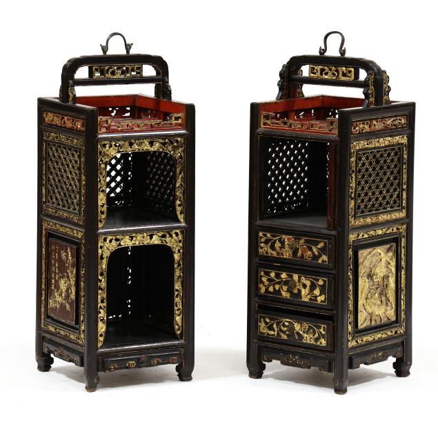 near-pair-of-vintage-chinese-carved-and-lacquered-diminutive-side-cabinets