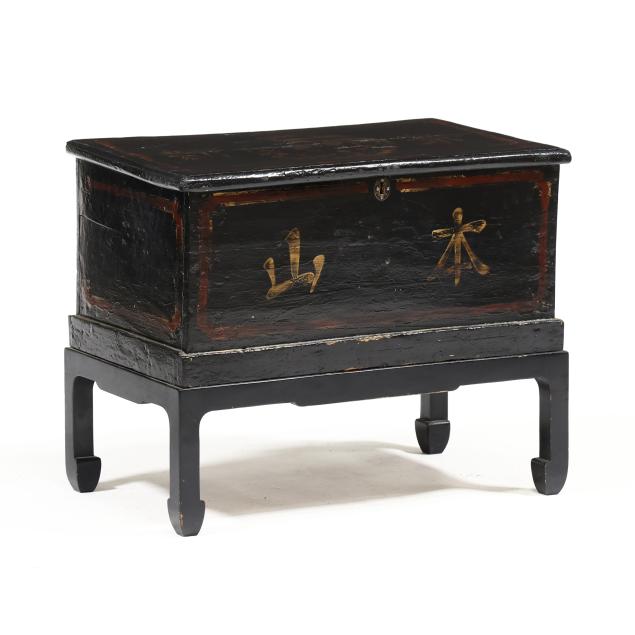 antique-chinese-diminutive-painted-trunk-on-stand