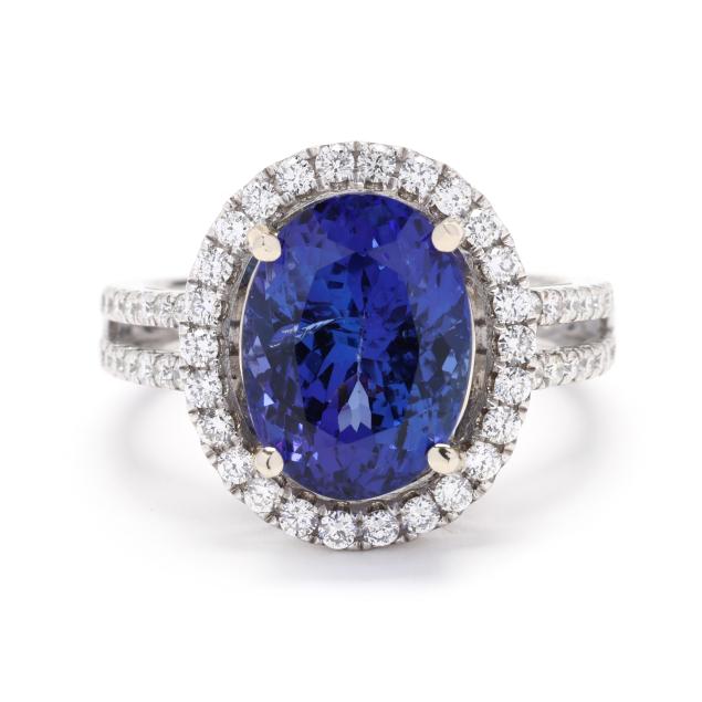 white-gold-tanzanite-and-diamond-ring