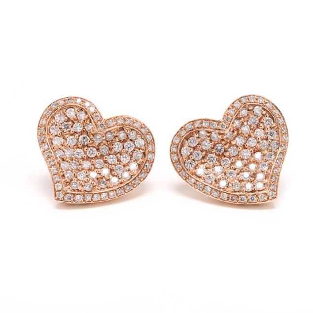 rose-gold-and-diamond-heart-earrings