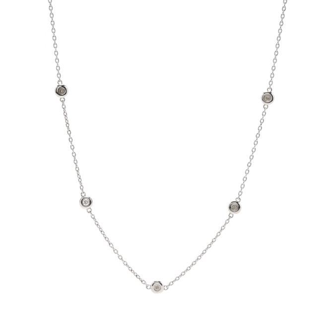 white-gold-and-diamond-station-necklace