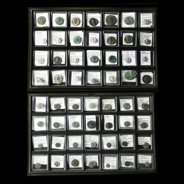 Collection of Fifty-Seven (57) Roman Imperial Coins (Lot 4067 ...