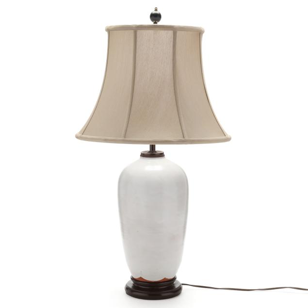 ben-owen-master-potter-seagrove-nc-1905-1983-white-glazed-table-lamp