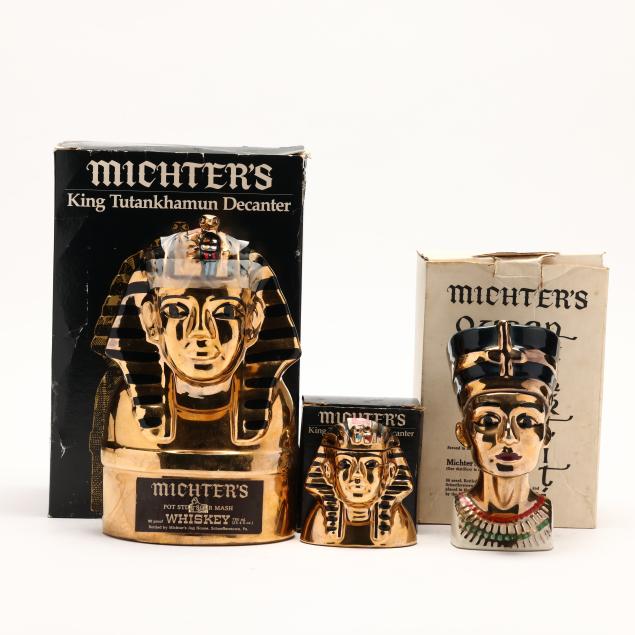 michter-s-whiskey-in-egyptian-decanters