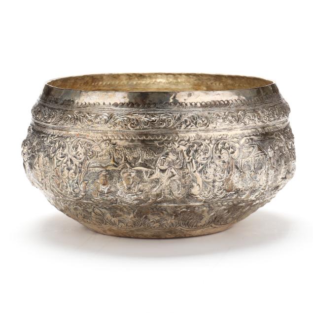 a-southeast-asian-silver-repousse-bowl