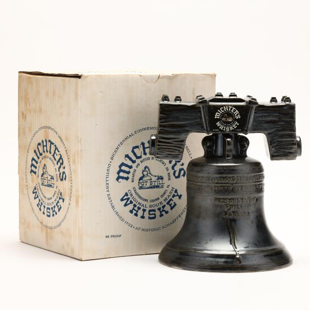 michter-s-whiskey-in-commemorative-liberty-bell-decanter