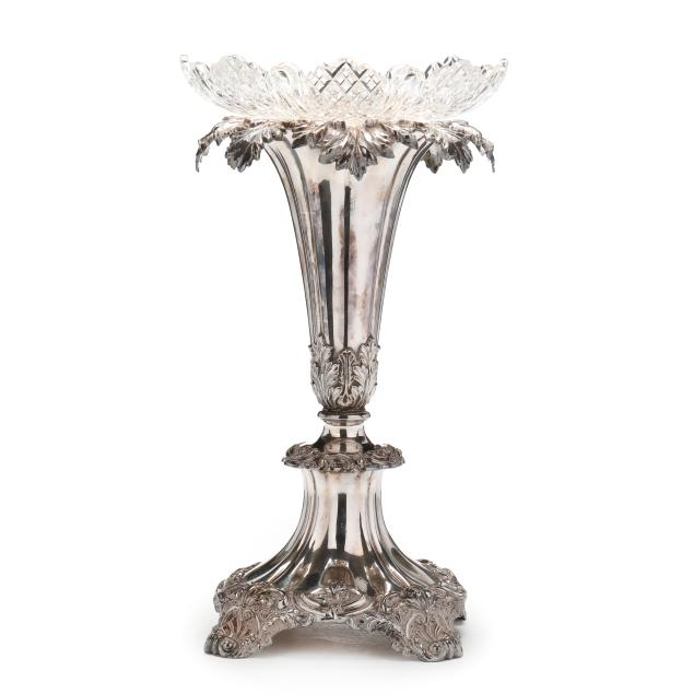 a-silver-plated-centerpiece-vase-with-crystal-insert-mark-of-t-j-creswick