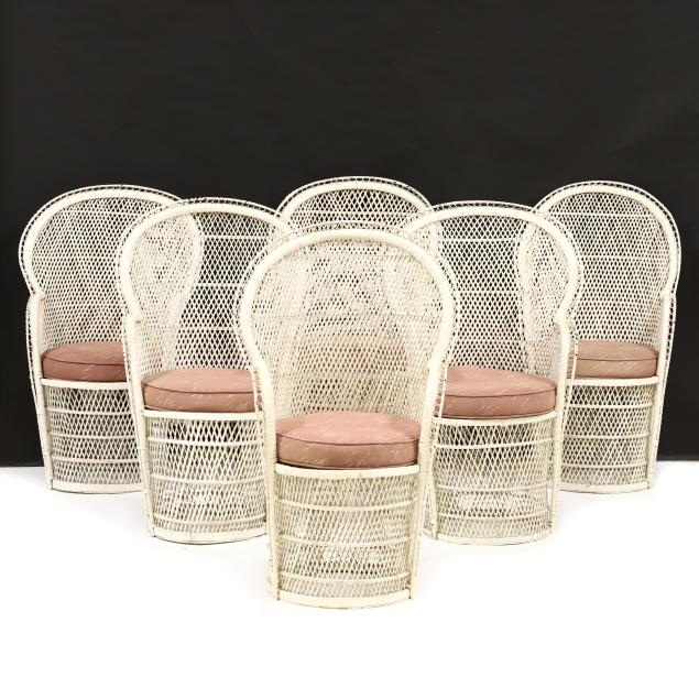 six-vintage-wicker-peacock-lanai-chairs