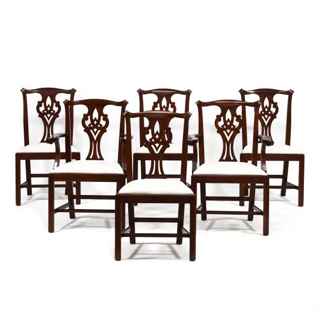 henkel-harris-set-of-six-chippendale-mahogany-style-dining-chairs