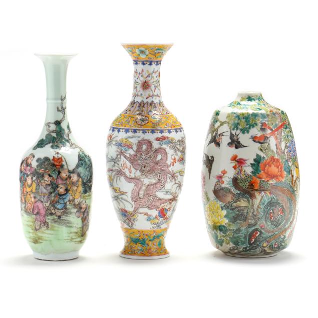 three-contemporary-chinese-porcelain-vases