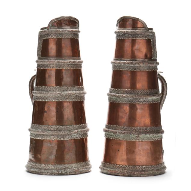 pair-of-mongolian-copper-dombo-jugs