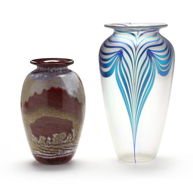 two-artist-signed-art-glass-vases