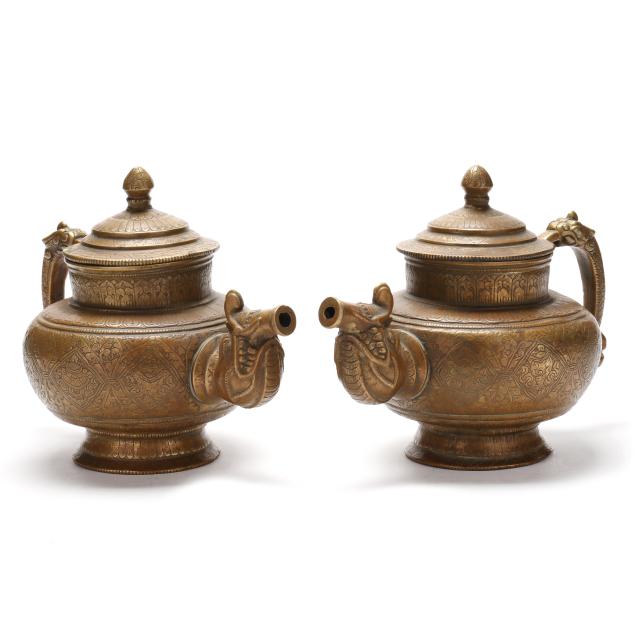 pair-of-tibetan-bronze-teapots