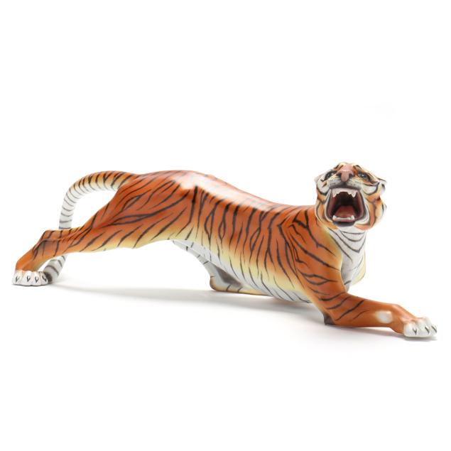 herend-natural-porcelain-tiger-figure