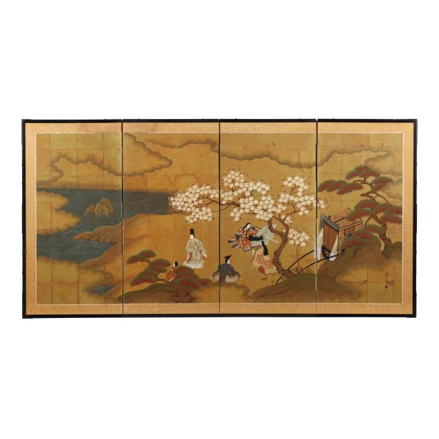 a-japanese-four-panel-folding-screen