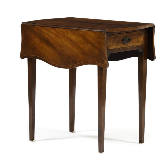 hepplewhite-style-inlaid-mahogany-pembroke-table