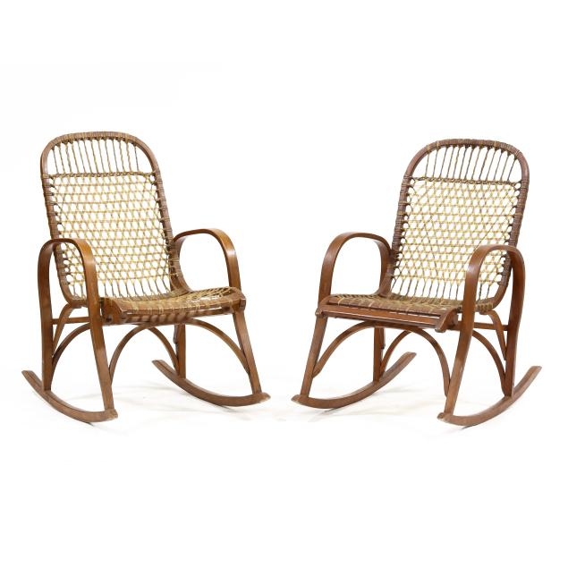 pair-of-vintage-snowshoe-rocking-chairs