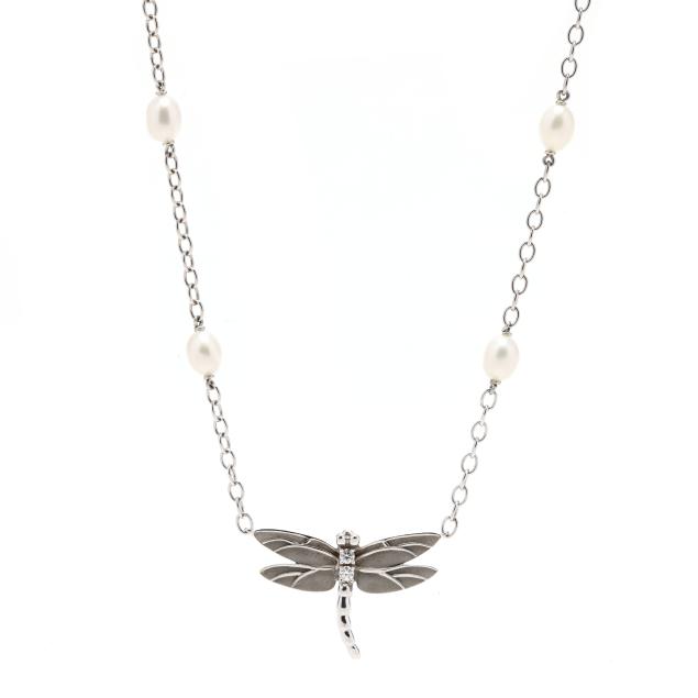 white-gold-pearl-and-diamond-dragonfly-pendant-necklace-tiffany-co