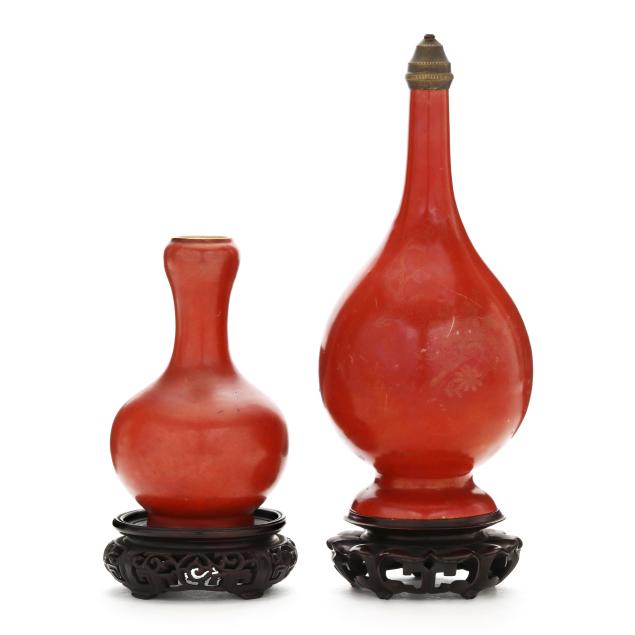 two-chinese-coral-red-vases