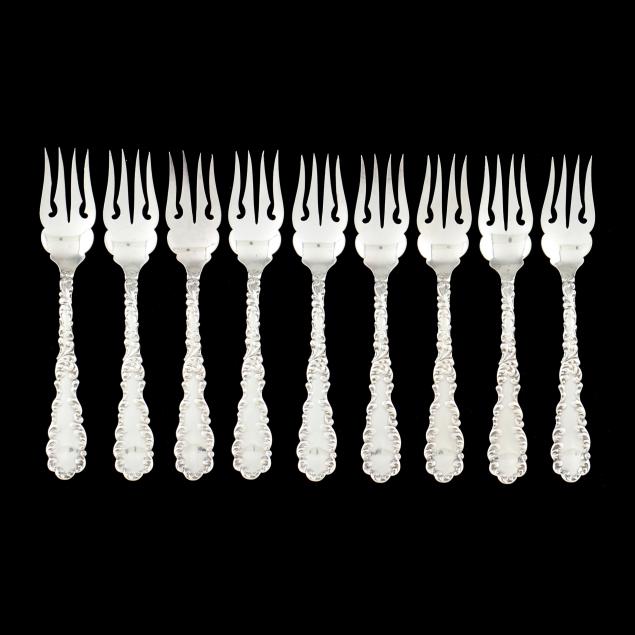 set-of-nine-wallace-i-waverly-i-sterling-silver-salad-forks