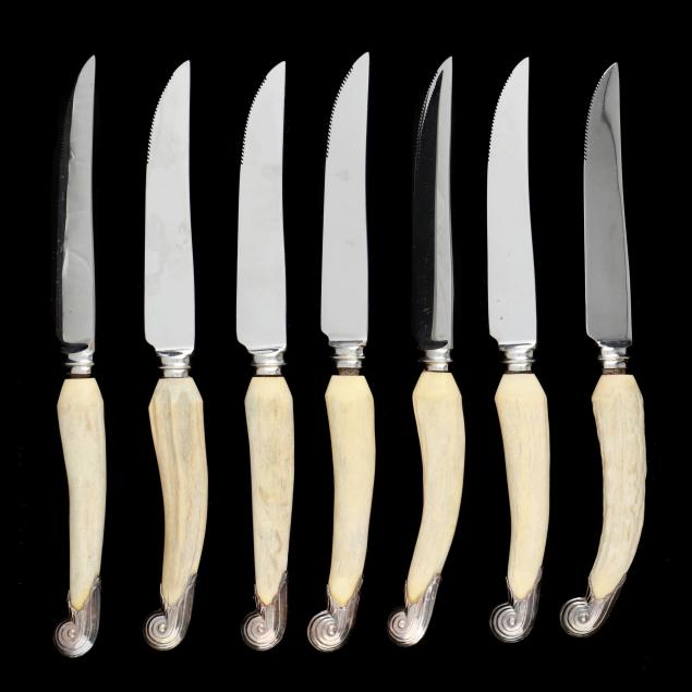 set-of-seven-sheffield-silver-plated-and-bone-handled-steak-knives