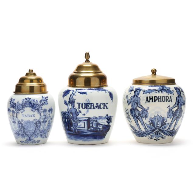 three-reproduction-delft-tobacco-humidors