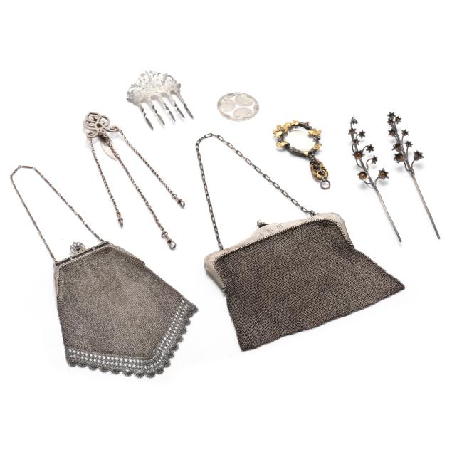 assortment-of-silver-and-mixed-metals-lady-s-accessories