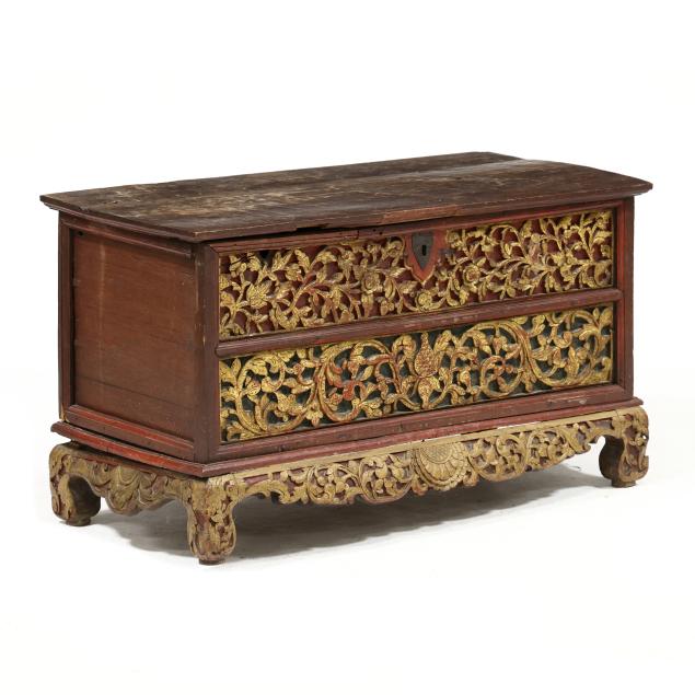 antique-southeast-asian-carved-and-parcel-gilt-dowry-chest