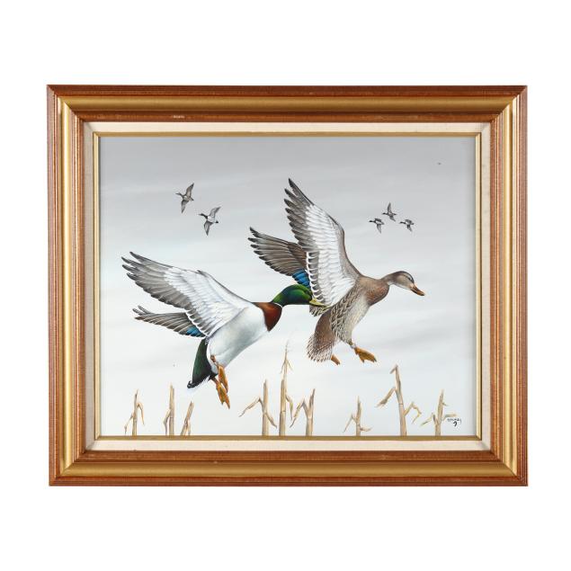 lee-mauney-american-mallards-landing