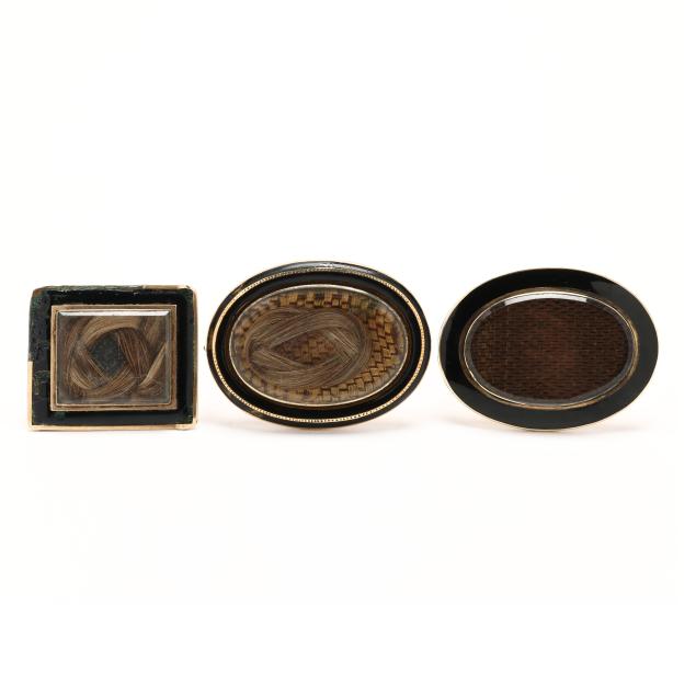 three-victorian-enamel-and-hair-mourning-brooches