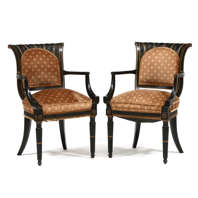 pair-of-hollywood-regency-carved-and-painted-armchairs