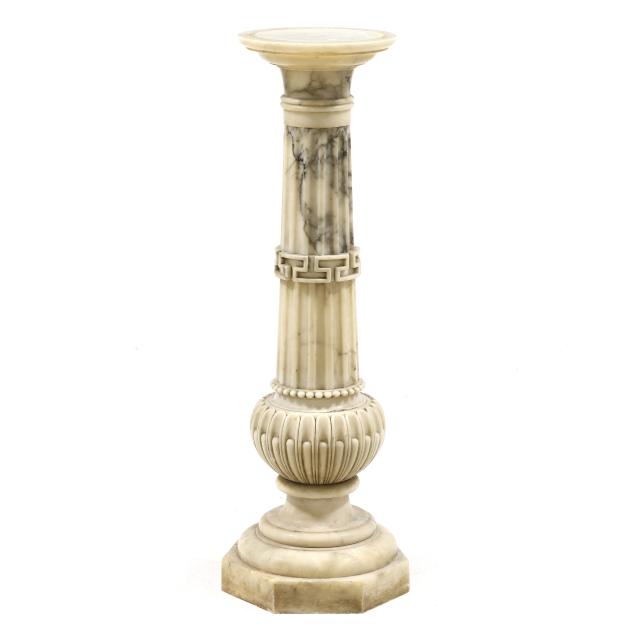 fine-carved-antique-alabaster-pedestal