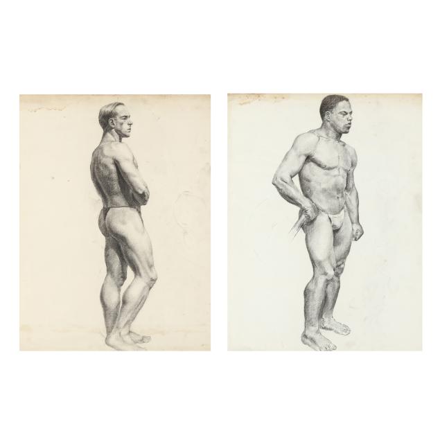 eleanor-patterson-mulliken-american-b-1910-pair-of-male-nude-studies