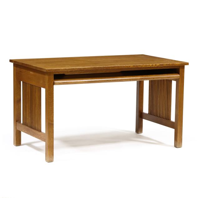 stickley-mission-oak-style-desk