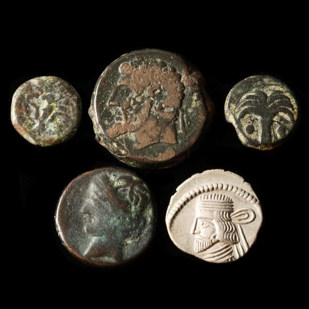 five-5-ancient-coins-variously-from-north-africa-and-the-middle-east