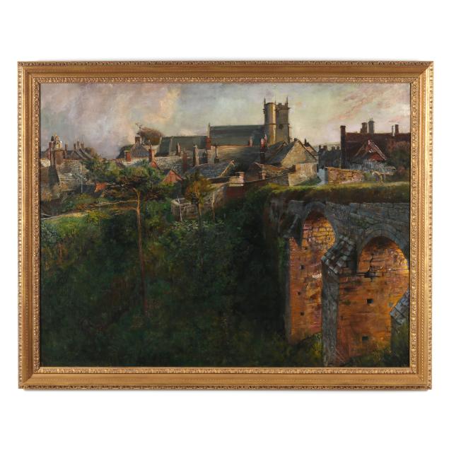 frank-lewis-emanuel-english-1866-1948-i-corfe-castle-i