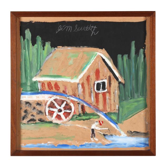 jimmie-lee-sudduth-american-1910-2007-figure-by-a-watermill